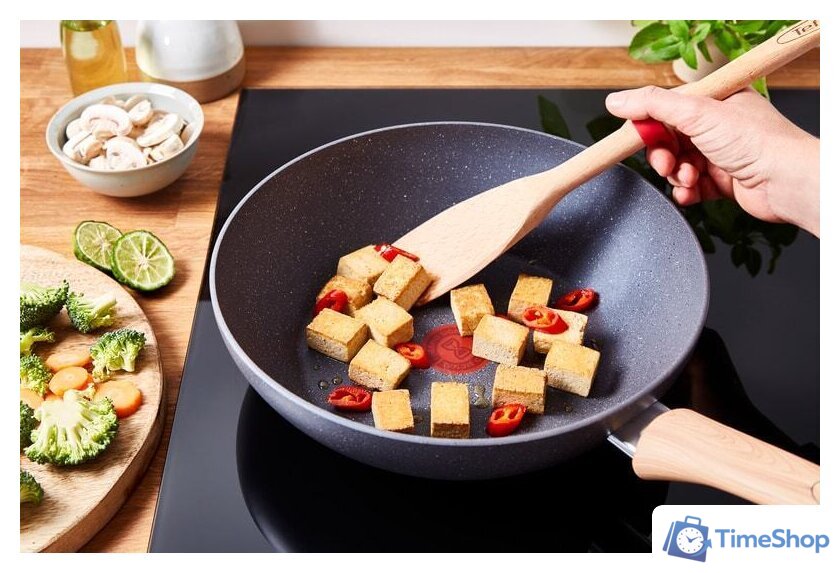 Сковорода ВОК Tefal Natural Force G2661972 - Изображение №5 — Интернет-магазин Time-Shop