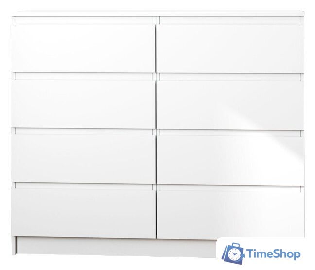 Комод ДСВ Мори МК 1200.8 (белый) - Изображение №1 — Интернет-магазин Time-Shop