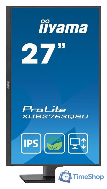Монитор iiyama ProLite XUB2763QSU-B1 - Изображение №2 — Интернет-магазин Time-Shop