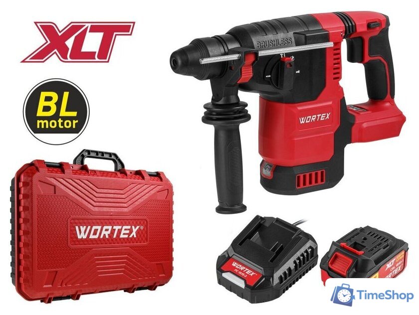 Перфоратор Wortex CRH 1822 Set 1334921 (с 1-им АКБ, кейс) - Изображение №1 — Интернет-магазин Time-Shop