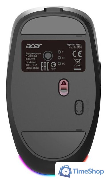 Мышь Acer Nitro OMR400 (черный) - Изображение №4 — Интернет-магазин Time-Shop