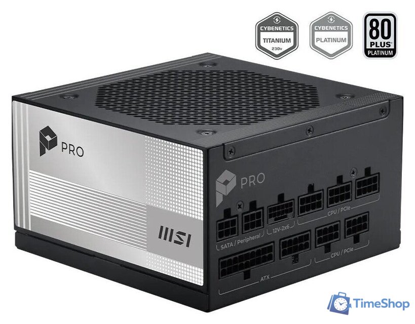 Блок питания MSI PRO A850PL PCIE5 - Изображение №4 — Интернет-магазин Time-Shop