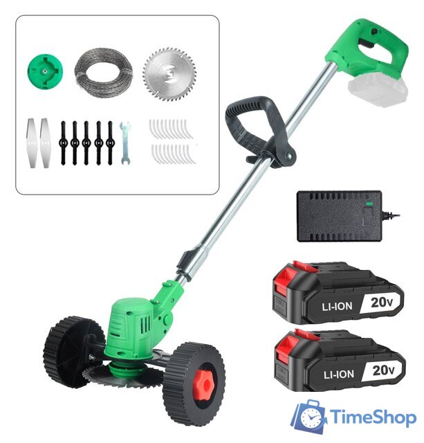 Триммер Zitrek GreenCut 20 Pro 082-2005 (с 2-мя АКБ) - Изображение №1 — Интернет-магазин Time-Shop