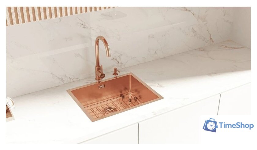 Кухонная мойка Kernau KSS U 61.1 1B SS Copper - Изображение №6 — Интернет-магазин Time-Shop