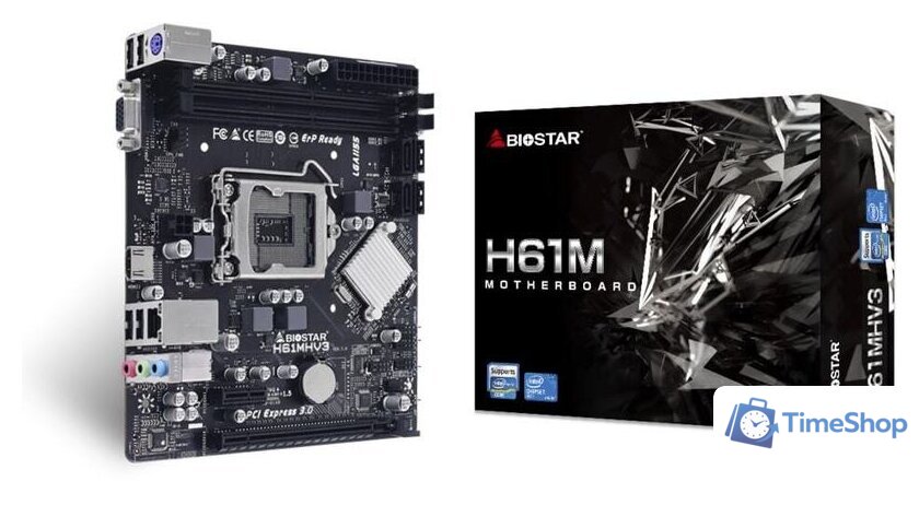 Материнская плата BIOSTAR H61MHV3 Ver. 7.0 - Изображение №4 — Интернет-магазин Time-Shop