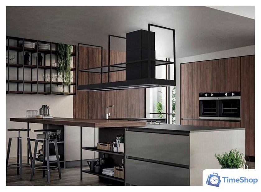 Кухонная вытяжка Faber T-Shelf EV8 BK Matt A180 325.0606.131 - Изображение №3 — Интернет-магазин Time-Shop