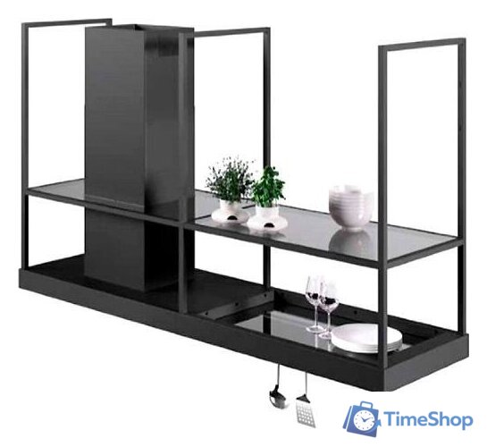 Кухонная вытяжка Faber T-Shelf EV8 BK Matt A180 325.0606.131 - Изображение №4 — Интернет-магазин Time-Shop