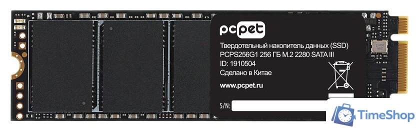 SSD PC Pet 256GB PCPS256G1 - Изображение №1 — Интернет-магазин Time-Shop