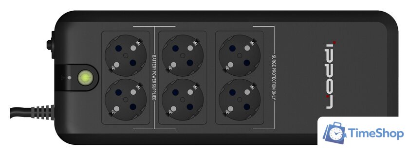 Источник бесперебойного питания IPPON Back Verso 600 - Изображение №3 — Интернет-магазин Time-Shop