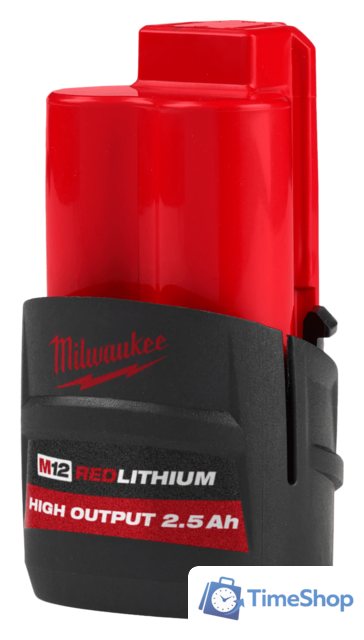 Аккумулятор Milwaukee M12 M12HB2.5 4932480164 (12В/2.5 Ач) - Изображение №1 — Интернет-магазин Time-Shop