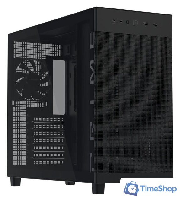 Корпус ASUS Prime AP303 Tempered Glass Panel (черный) - Изображение №1 — Интернет-магазин Time-Shop