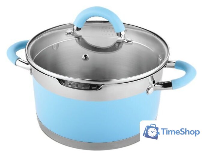 Кастрюля Lara Sky Blue LR02-440 - Изображение №1 — Интернет-магазин Time-Shop