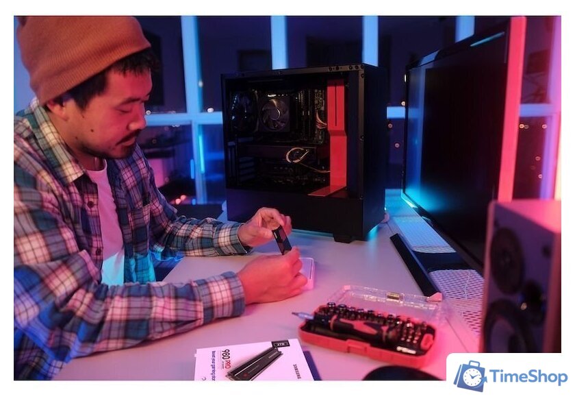 SSD Samsung 990 Pro с радиатором 2TB MZ-V9P2T0CW - Изображение №9 — Интернет-магазин Time-Shop