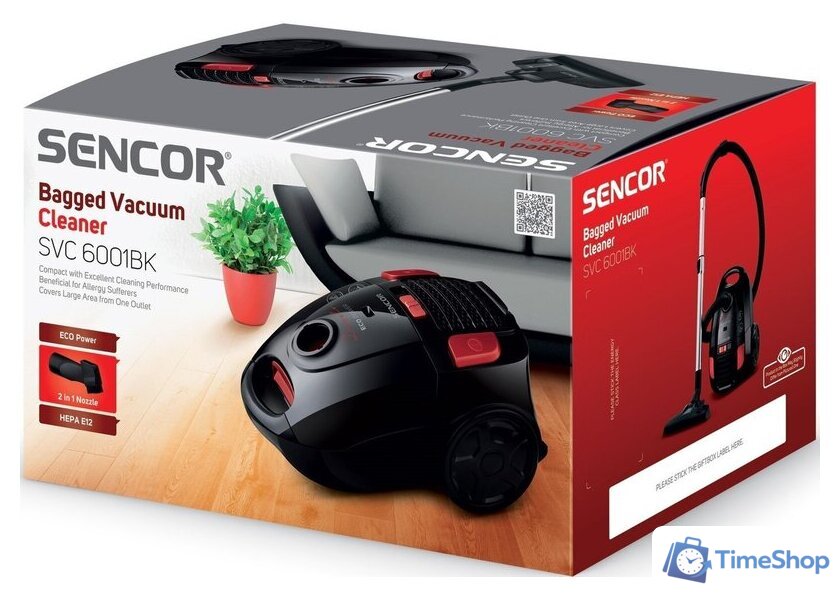 Пылесос Sencor SVC 6001BK - Изображение №20 — Интернет-магазин Time-Shop
