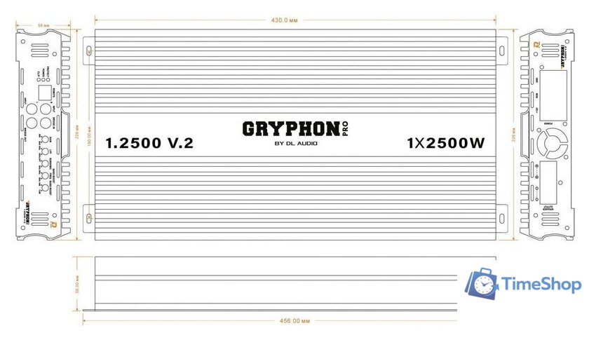 Автомобильный усилитель DL Audio Gryphon Pro 1.2500 V.2 - Изображение №8 — Интернет-магазин Time-Shop