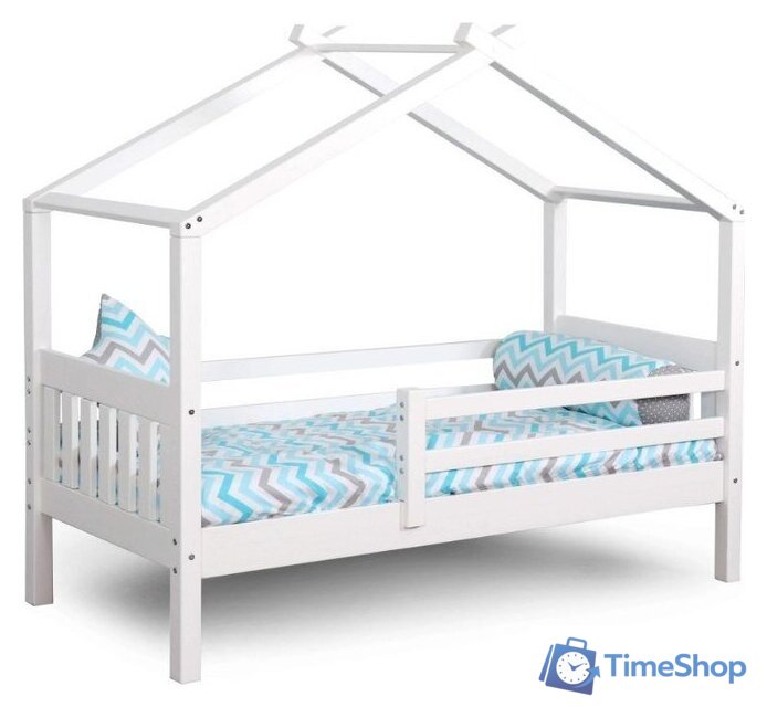 Кровать-домик Мебельград Алиса 160x80 (белый полупрозрачный) - Изображение №1 — Интернет-магазин Time-Shop