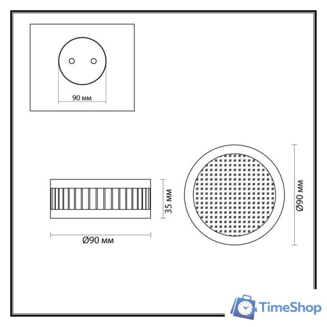 Точечный светильник Odeon Light Hightech Manchester 7013/7CL - Изображение №2 — Интернет-магазин Time-Shop