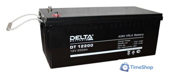 Аккумулятор для ИБП Delta DT 12200 (12В/200 А·ч) - Изображение №1 — Интернет-магазин Time-Shop