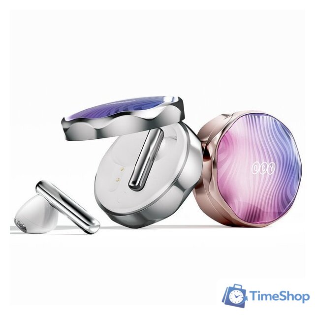 Наушники QCY FairyBuds T21 (золотистый/розовый) - Изображение №2 — Интернет-магазин Time-Shop