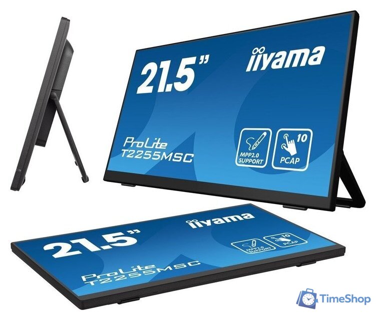 Портативный монитор iiyama ProLite T2255MSC-B1 - Изображение №8 — Интернет-магазин Time-Shop
