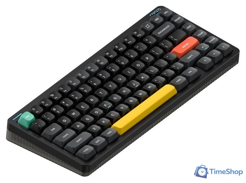 Клавиатура NuPhy Halo75 V2 (черный, NuPhy Lemon, нет кириллицы) - Изображение №1 — Интернет-магазин Time-Shop