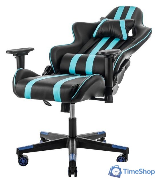Игровое (геймерское) кресло Mio Tesoro Control 8051 (черный/синий) - Изображение №2 — Интернет-магазин Time-Shop