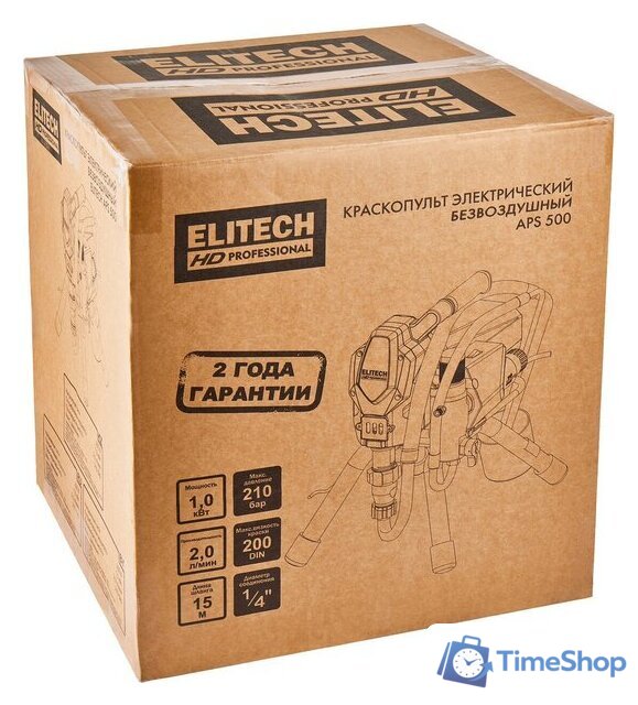 Краскораспылитель ELITECH APS 500 - Изображение №16 — Интернет-магазин Time-Shop