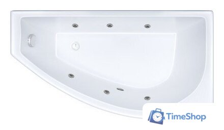Ванна Triton Бэлла 140x77 L Экстра Базовая Flat (с гидромассажем) - Изображение №1 — Интернет-магазин Time-Shop