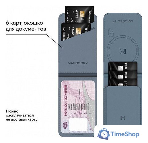 Кредитница Magssory Geotag Magnetic Cobalt ACL003c - Изображение №11 — Интернет-магазин Time-Shop