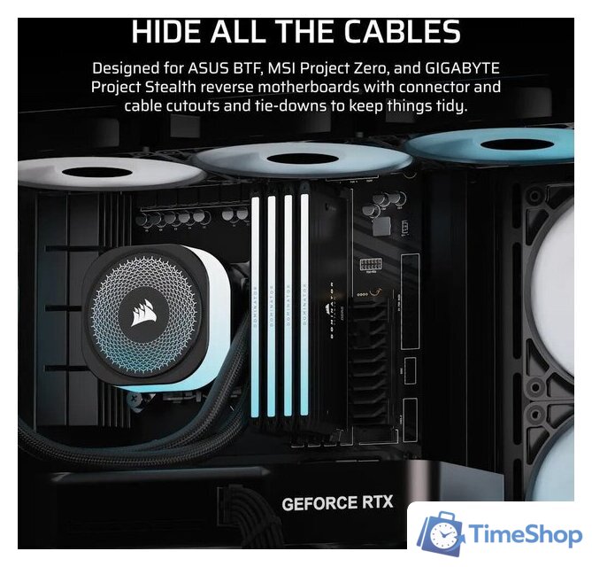 Корпус Corsair Frame 4500X RS-R ARGB CC-9011314-WW - Изображение №8 — Интернет-магазин Time-Shop