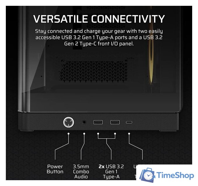 Корпус Corsair Frame 4500X RS-R ARGB CC-9011314-WW - Изображение №9 — Интернет-магазин Time-Shop