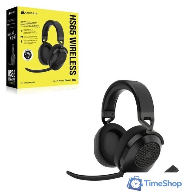Наушники Corsair HS65 Wireless V2 (карбон) - Изображение №10 — Интернет-магазин Time-Shop