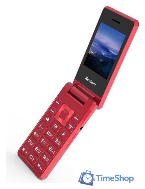Кнопочный телефон Xenium X600 (красный) - Изображение №7 — Интернет-магазин Time-Shop