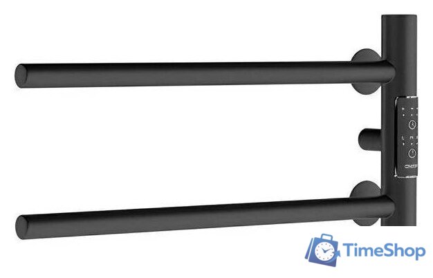 Полотенцесушитель Маргроид Ferrum Cook СНШ 18*40 Черный матовый, скрытого монтажа, таймер слева - Изображение №1 — Интернет-магазин Time-Shop