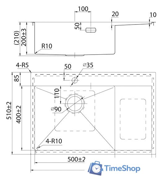 Кухонная мойка IDDIS Haze HAZ78SLi77 - Изображение №12 — Интернет-магазин Time-Shop