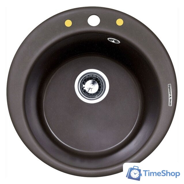 Кухонная мойка Zigmund & Shtain Kreis 480 (швейцарский шоколад) - Изображение №1 — Интернет-магазин Time-Shop