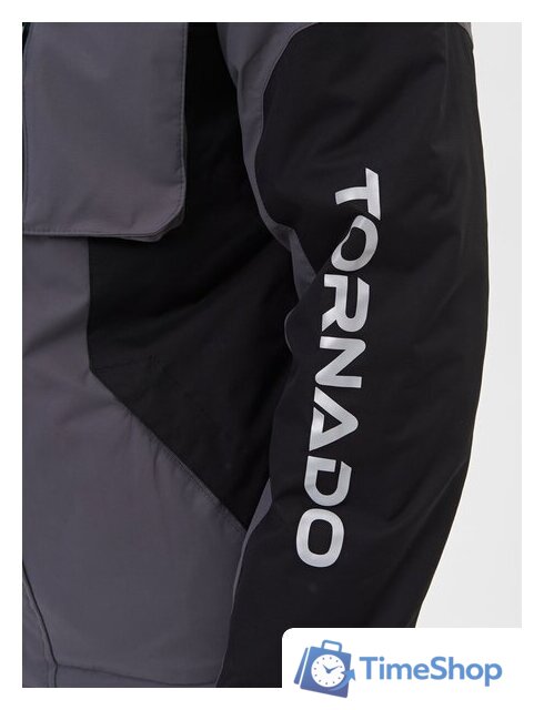 Костюм Huntsman Торнадо -15 Breathable 56-58/182-188 (серый) - Изображение №10 — Интернет-магазин Time-Shop