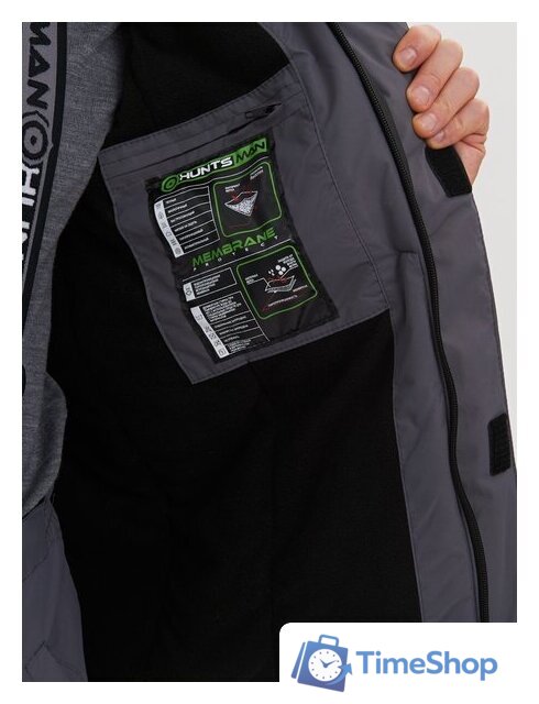 Костюм Huntsman Торнадо -15 Breathable 56-58/182-188 (серый) - Изображение №9 — Интернет-магазин Time-Shop