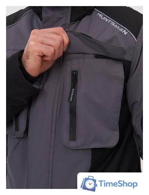 Костюм Huntsman Торнадо -15 Breathable 56-58/182-188 (серый) - Изображение №7 — Интернет-магазин Time-Shop