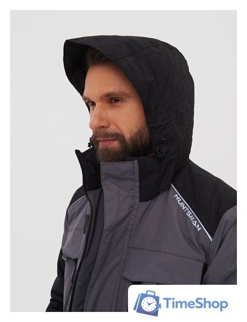 Костюм Huntsman Торнадо -15 Breathable 56-58/182-188 (серый) - Изображение №5 — Интернет-магазин Time-Shop
