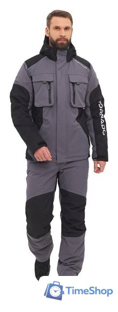 Костюм Huntsman Торнадо -15 Breathable 56-58/182-188 (серый) - Изображение №1 — Интернет-магазин Time-Shop