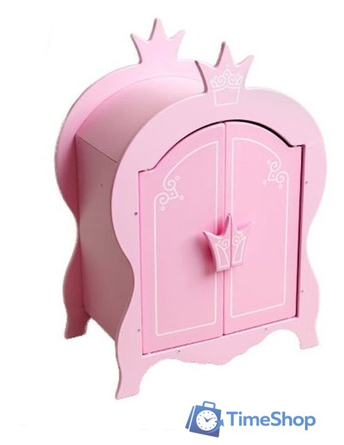 Шкаф для кукол Leader Toys Shining Crown 71020 (розовое облако) - Изображение №1 — Интернет-магазин Time-Shop