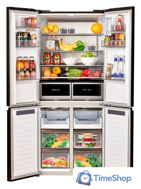 Четырёхдверный холодильник MAUNFELD MFF190NFDBG - Изображение №2 — Интернет-магазин Time-Shop