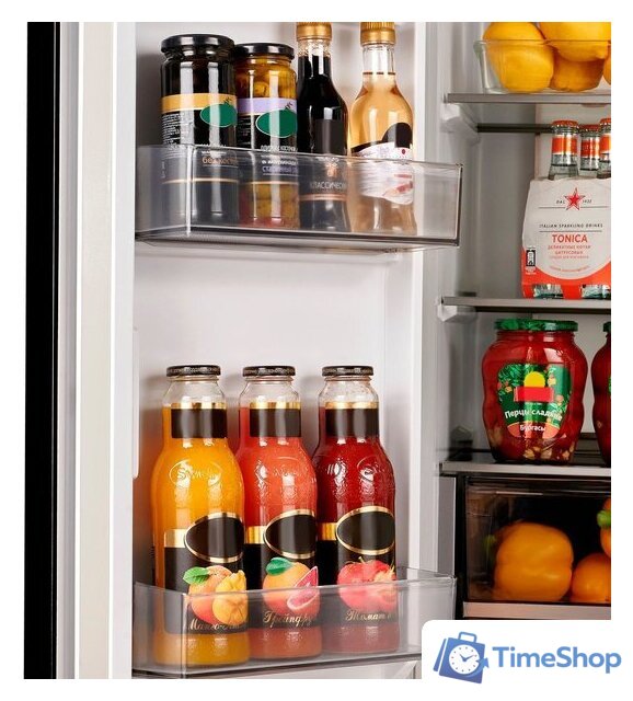 Четырёхдверный холодильник MAUNFELD MFF190NFDBG - Изображение №9 — Интернет-магазин Time-Shop