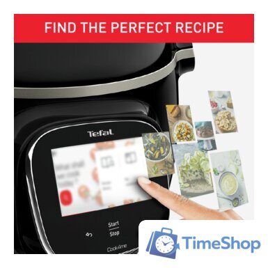 Мультиварка-скороварка Tefal Cook4me Touch CY9128 - Изображение №4 — Интернет-магазин Time-Shop