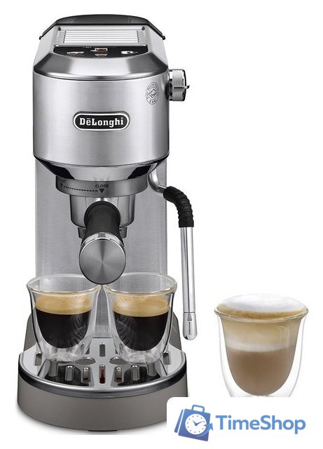 Рожковая кофеварка DeLonghi Dedica EC890.M - Изображение №1 — Интернет-магазин Time-Shop