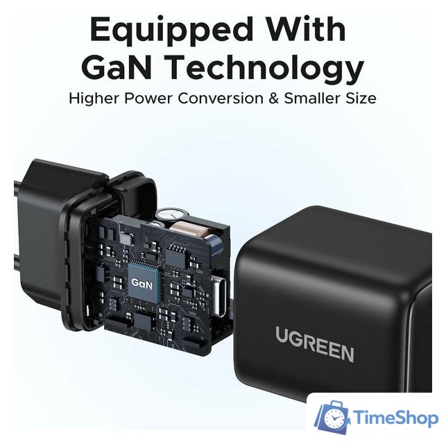 Сетевое зарядное Ugreen X512 55553 - Изображение №6 — Интернет-магазин Time-Shop