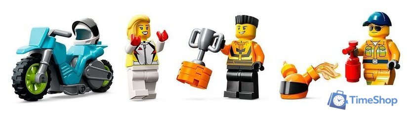 Конструктор LEGO City 60357 Трюковый грузовик и огненное кольцо - Изображение №7 — Интернет-магазин Time-Shop