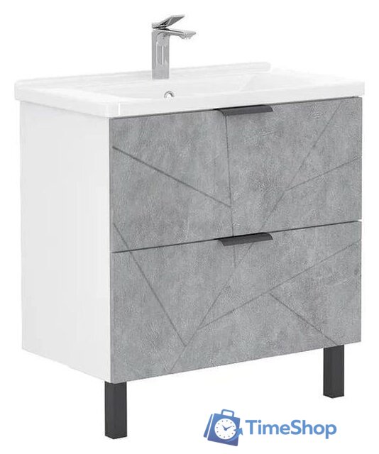  Volna Тумба под умывальник Twing 60.2Y бетон - Изображение №1 — Интернет-магазин Time-Shop