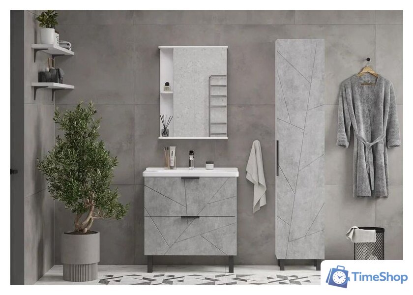  Volna Тумба под умывальник Twing 60.2Y бетон - Изображение №9 — Интернет-магазин Time-Shop